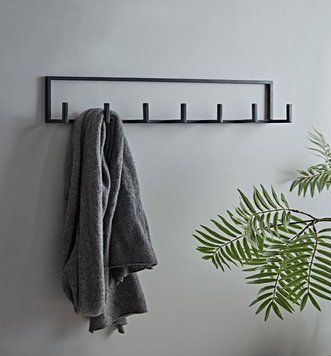 Настінна вішалка для одягу MetalWallRack &ndash; компактність і стиль у стилі лофт 11381 фото
