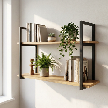 Настінна поличка Loft Frame Duo 0055 фото